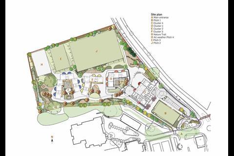 White Design Dartington School site plan